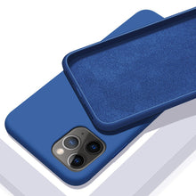 Load image into Gallery viewer, Solid Color Soft Silicone Case for iPhone