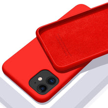 Load image into Gallery viewer, Solid Color Soft Silicone Case for iPhone