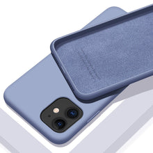 Load image into Gallery viewer, Solid Color Soft Silicone Case for iPhone