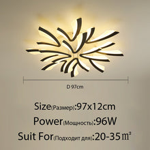 Load image into Gallery viewer, Acrylic Modern Led Ceiling Lights For Living Room Bedroom Dining Home Indoor Lamp Lighting Fixtures AC85-260V Luminaria Lampada
