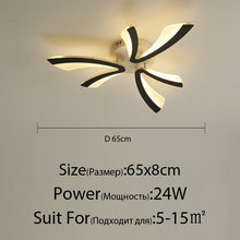 Load image into Gallery viewer, Acrylic Modern Led Ceiling Lights For Living Room Bedroom Dining Home Indoor Lamp Lighting Fixtures AC85-260V Luminaria Lampada