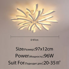 Load image into Gallery viewer, Acrylic Modern Led Ceiling Lights For Living Room Bedroom Dining Home Indoor Lamp Lighting Fixtures AC85-260V Luminaria Lampada